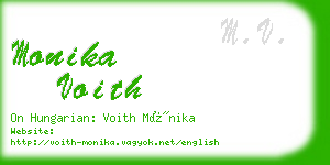 monika voith business card